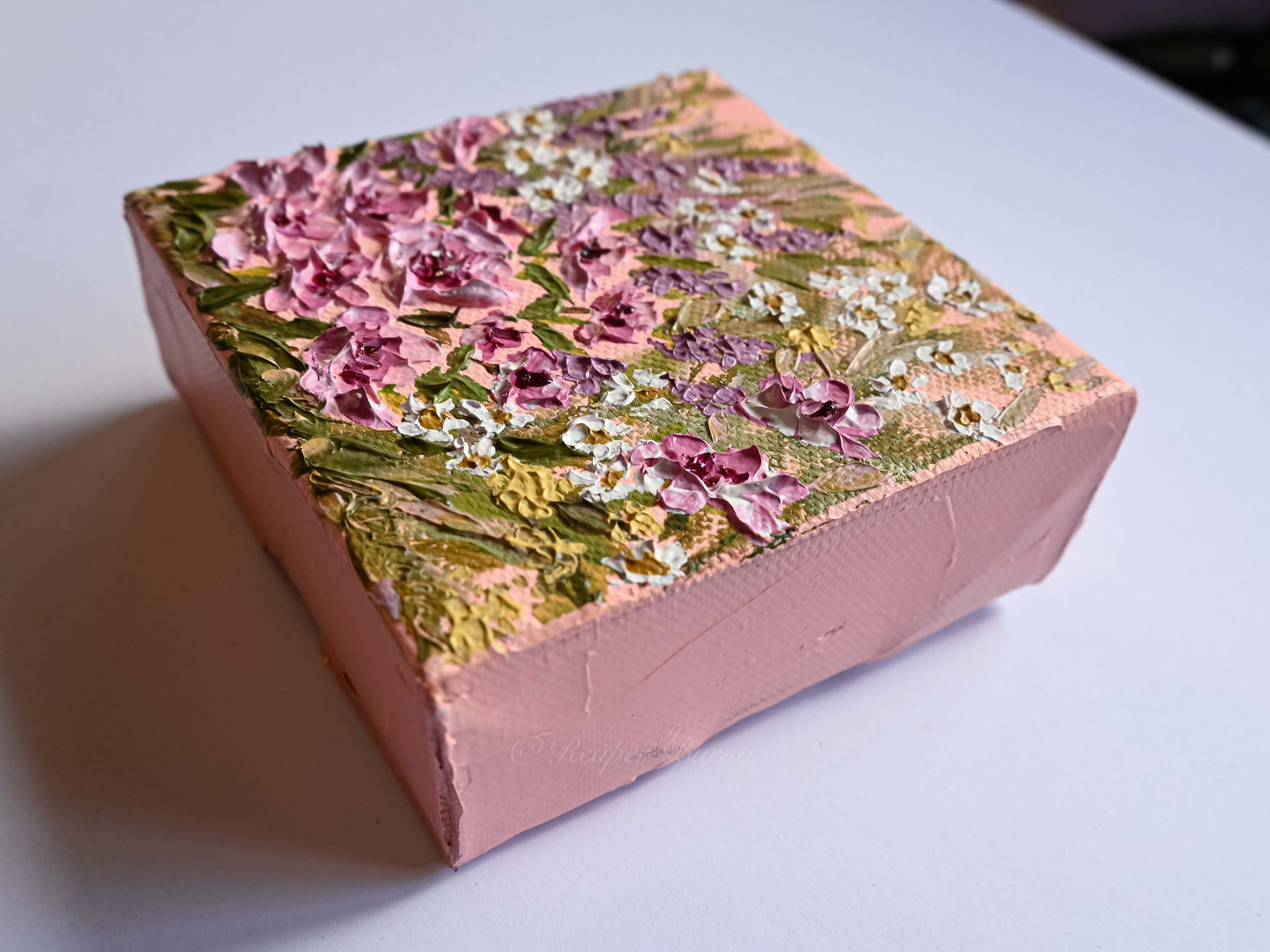 "Tiny Florals 02" Mini Original Painting