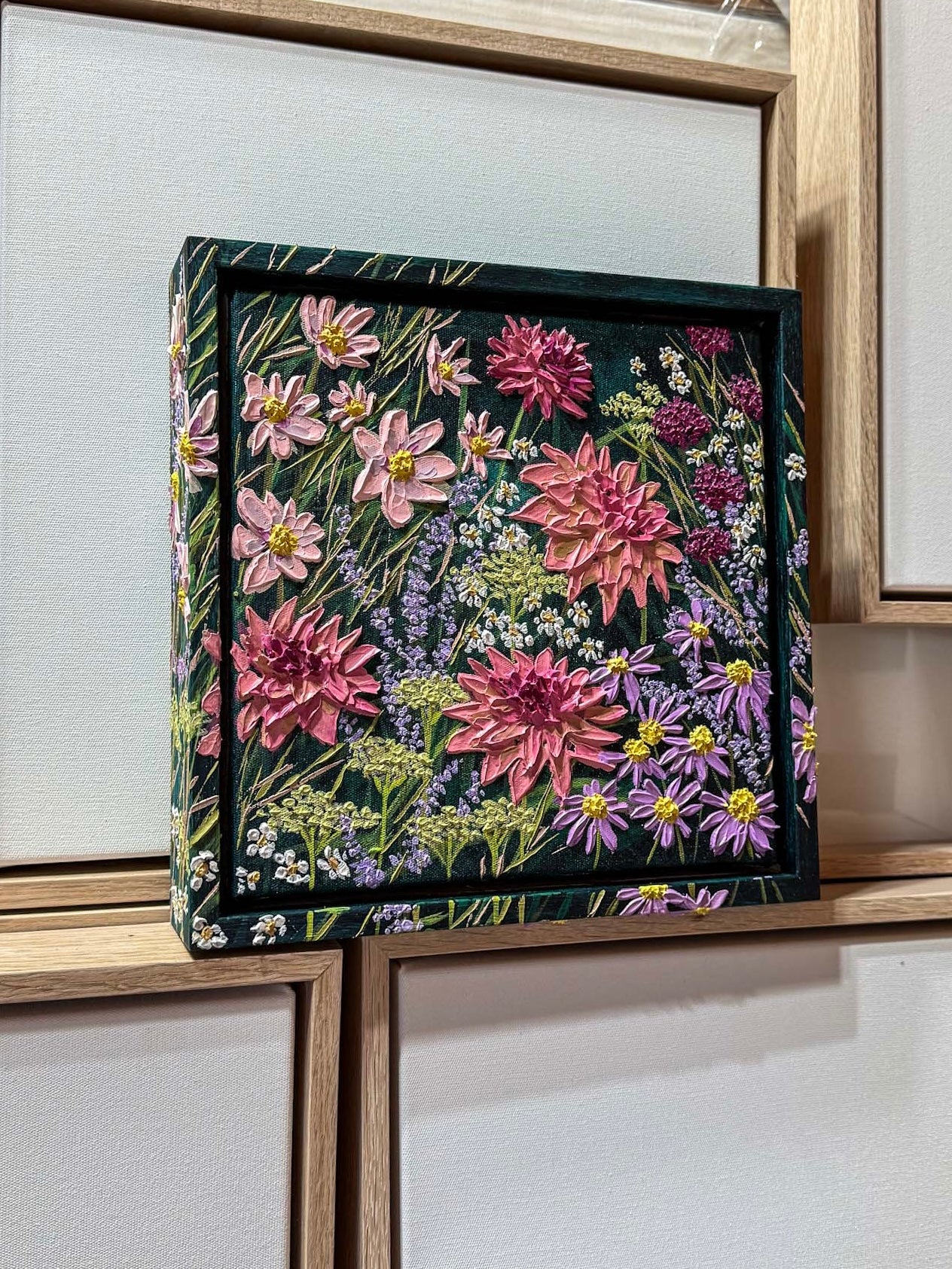 "Romantic Garden I" Mini Original Painting