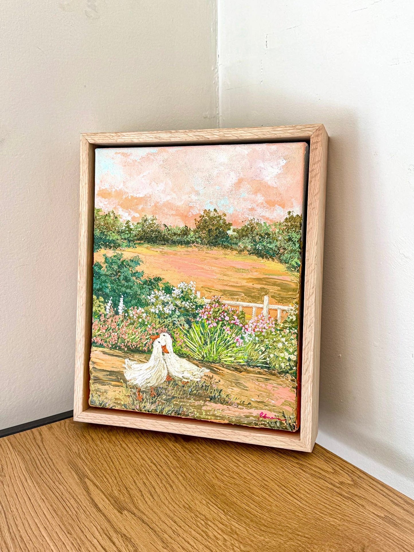 "Nestled in Nature" Original Painting