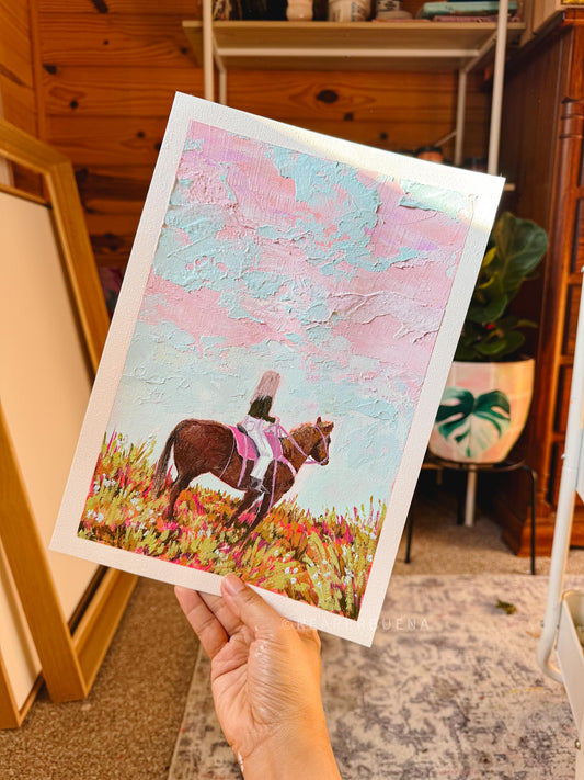 "Just you and Me" Art on paper