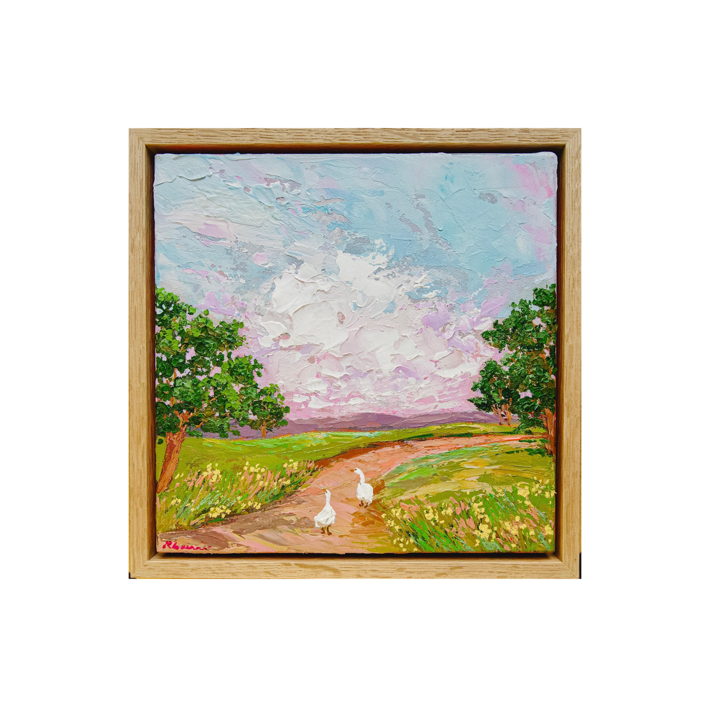 "Backway Track" Original Painting "PURCHASE VIA GIFTSATTEACUP"