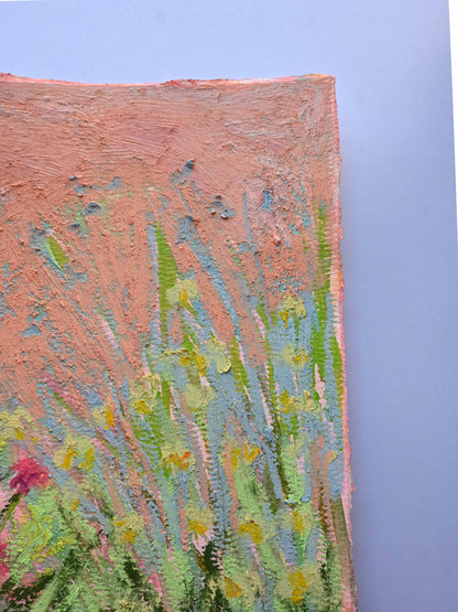 "Beauty in the wild 14” Oil Pastel