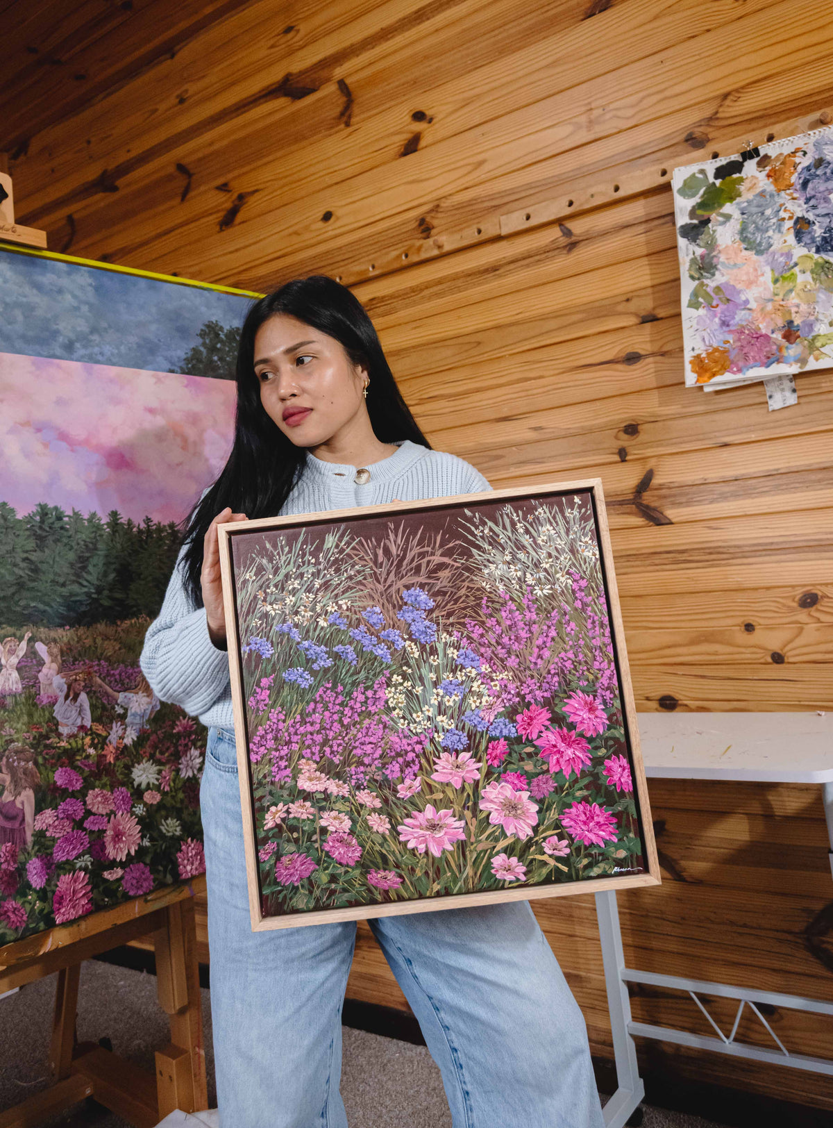 "Finding Beauty in the chaos" Original Painting