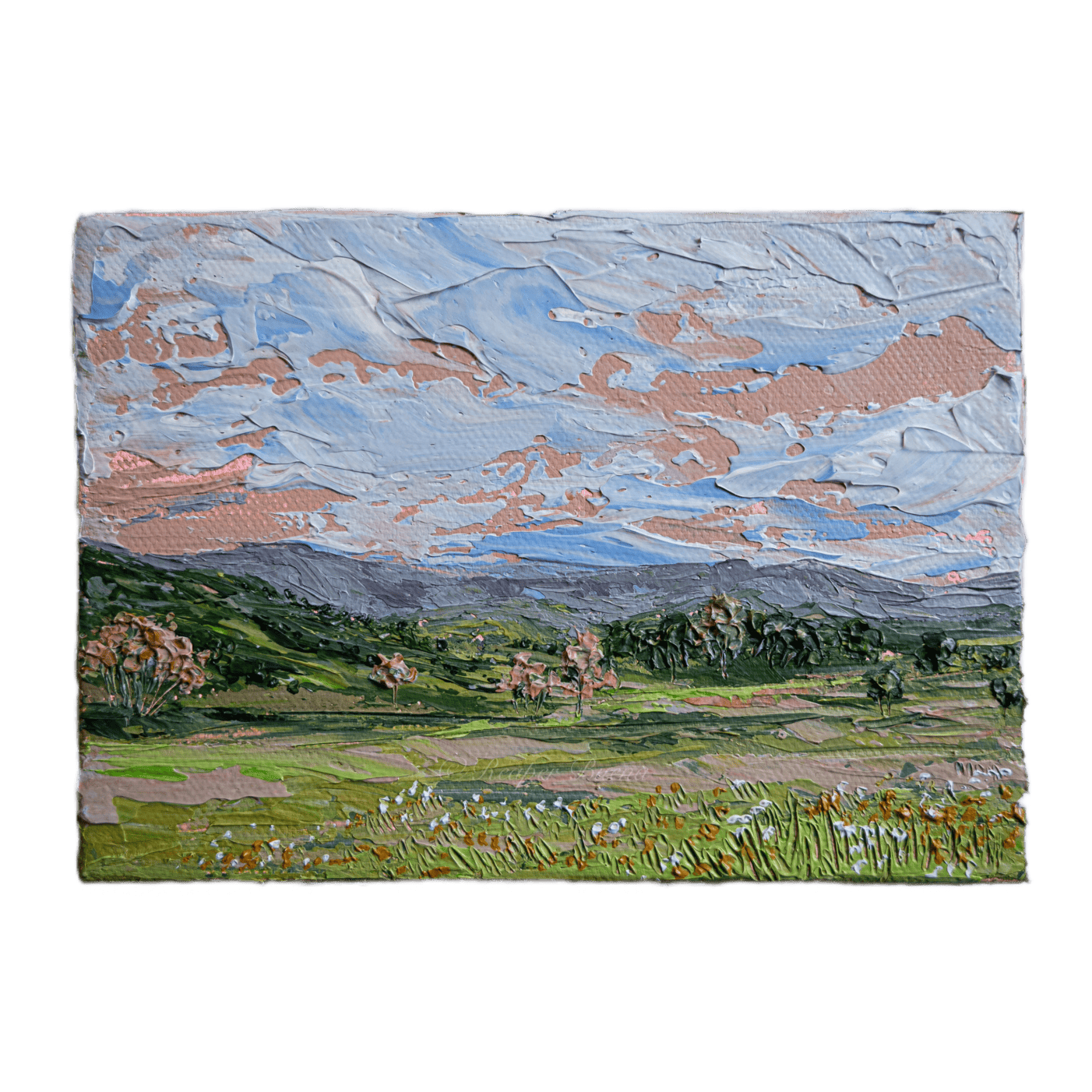 "Tiny Landscape 09" Mini Original Painting