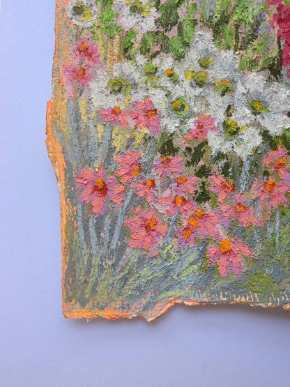 "Beauty in the wild 14” Oil Pastel