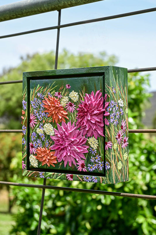 "Lovers Bloom #01 Mini" Original Painting