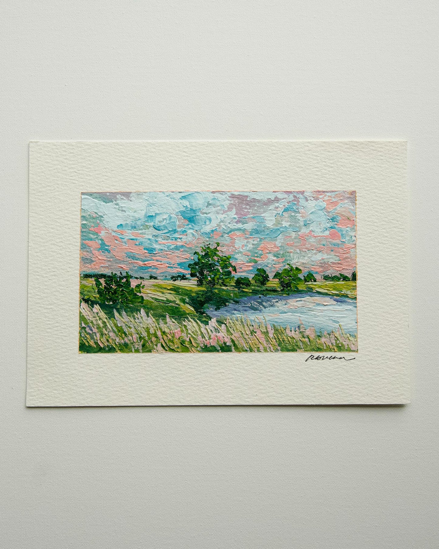 "On A Cloudy Day" Art on paper