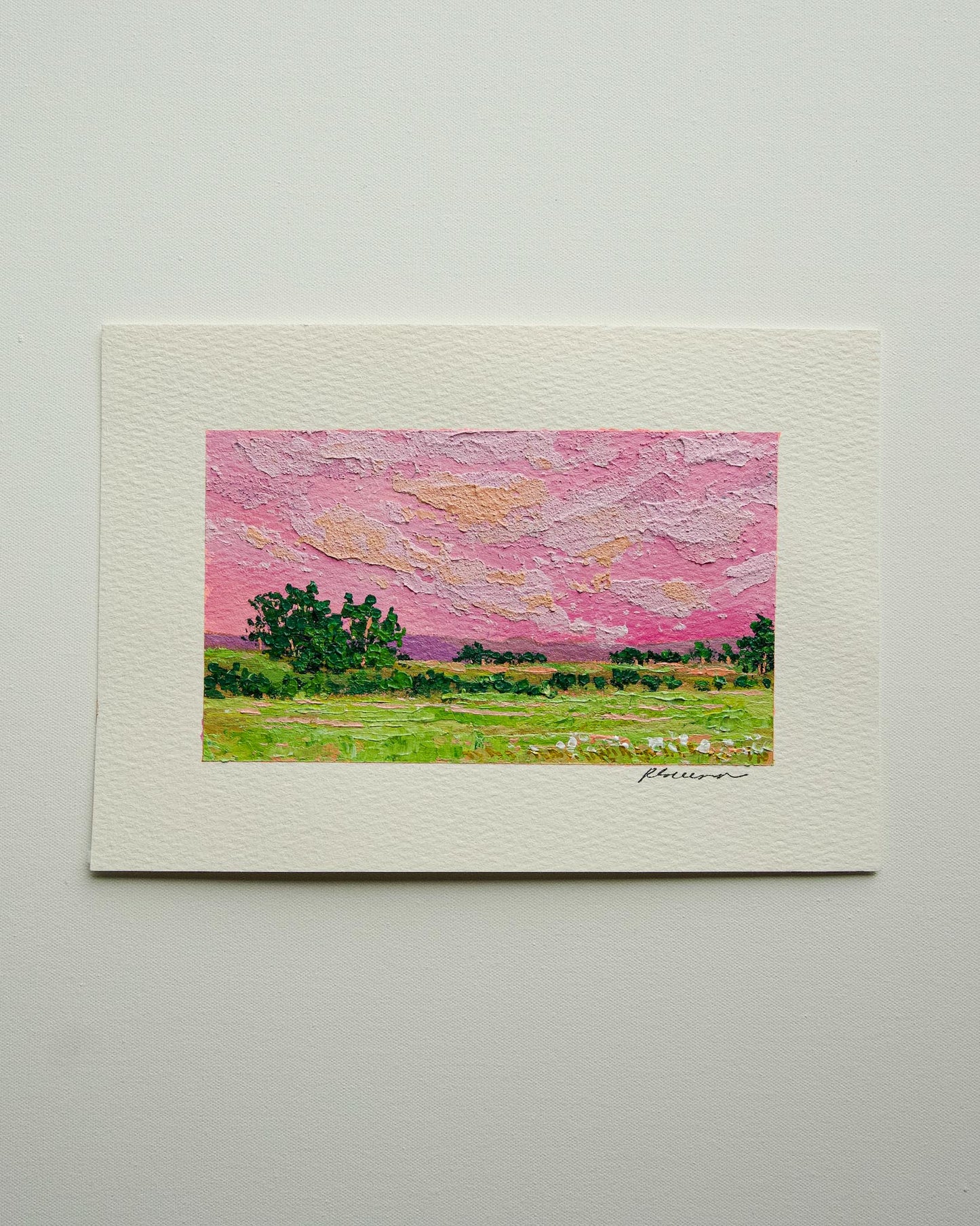 "My Home III" Art on paper