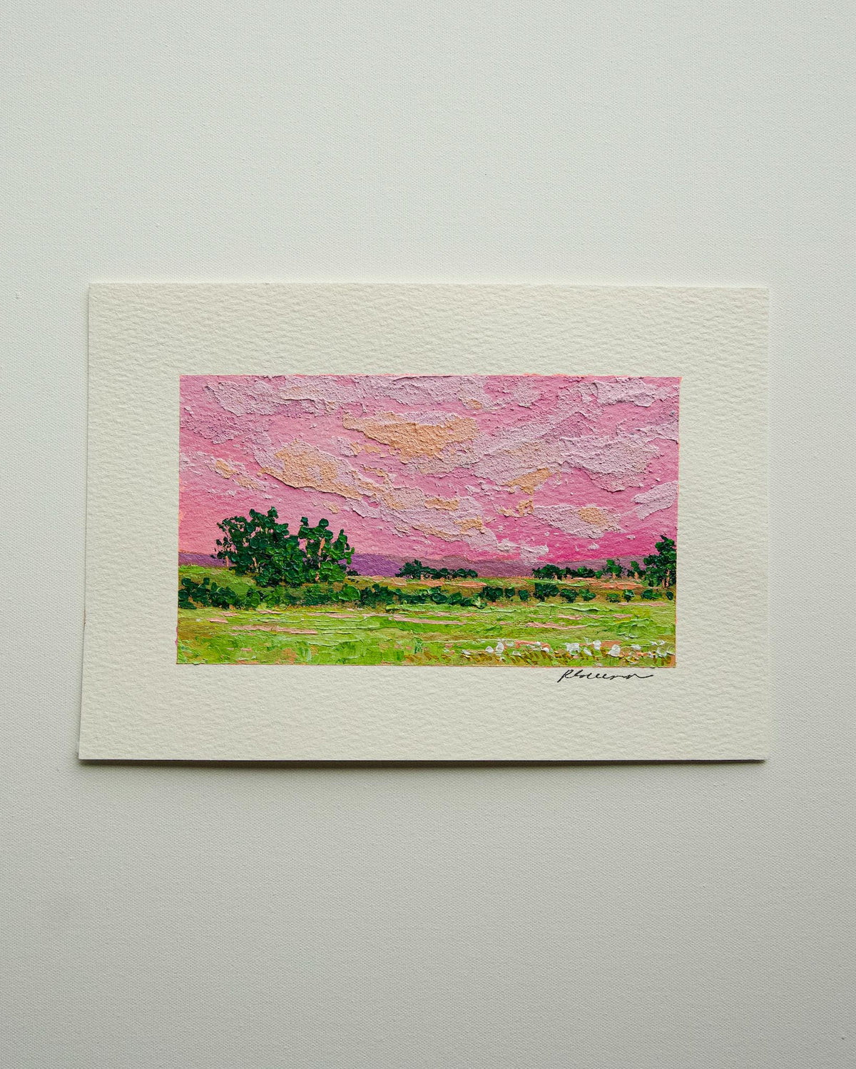 "My Home III" Art on paper