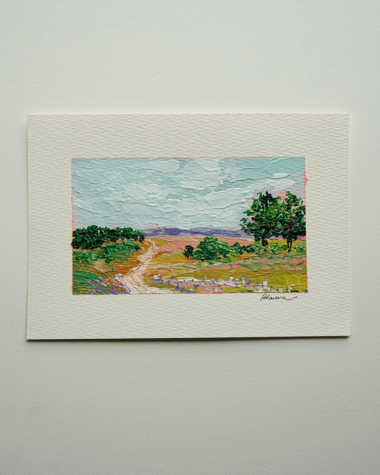 "A place to unwind I" Art on paper
