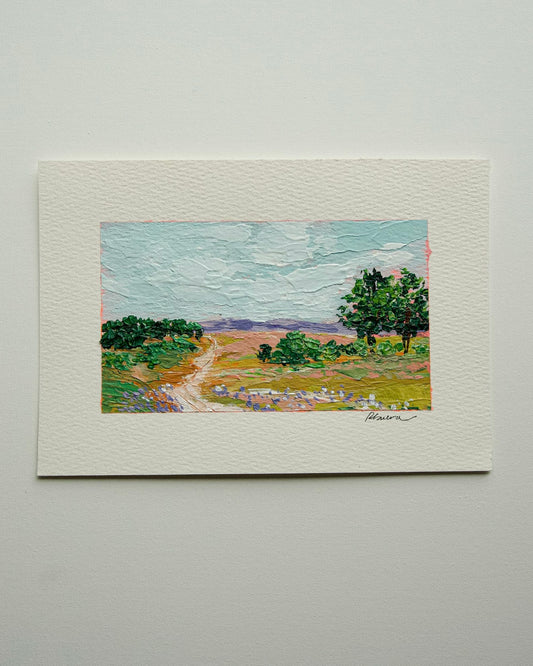 "A place to unwind I" Art on paper