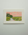 "A place to unwind II" Art on paper