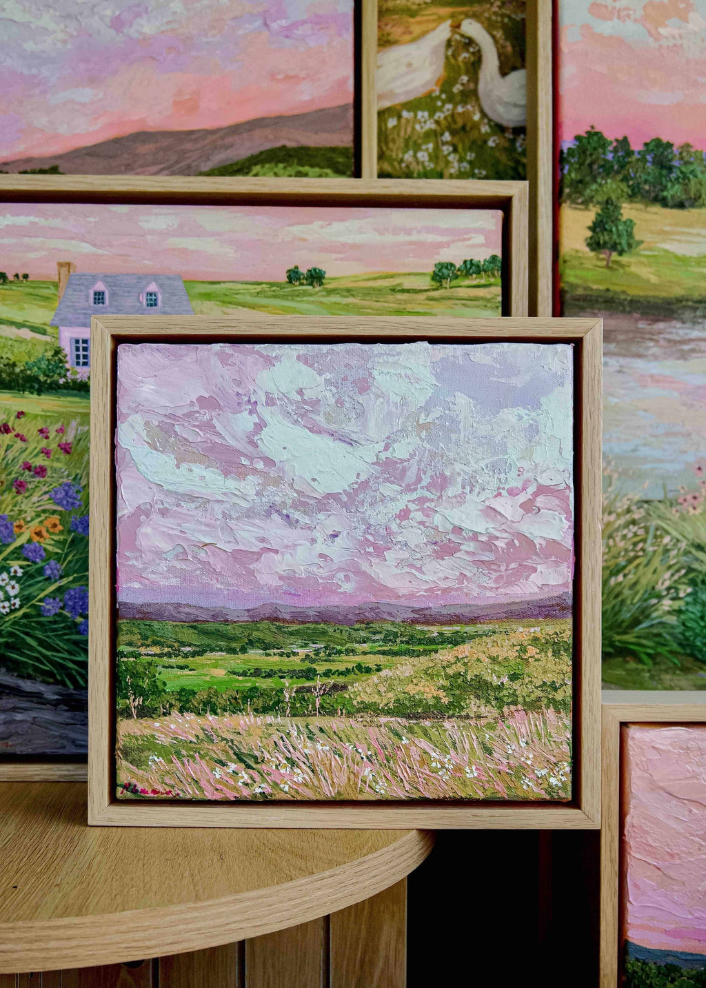 "View up the hill"  Original Painting "PURCHASE VIA GIFTSATTEACUP"
