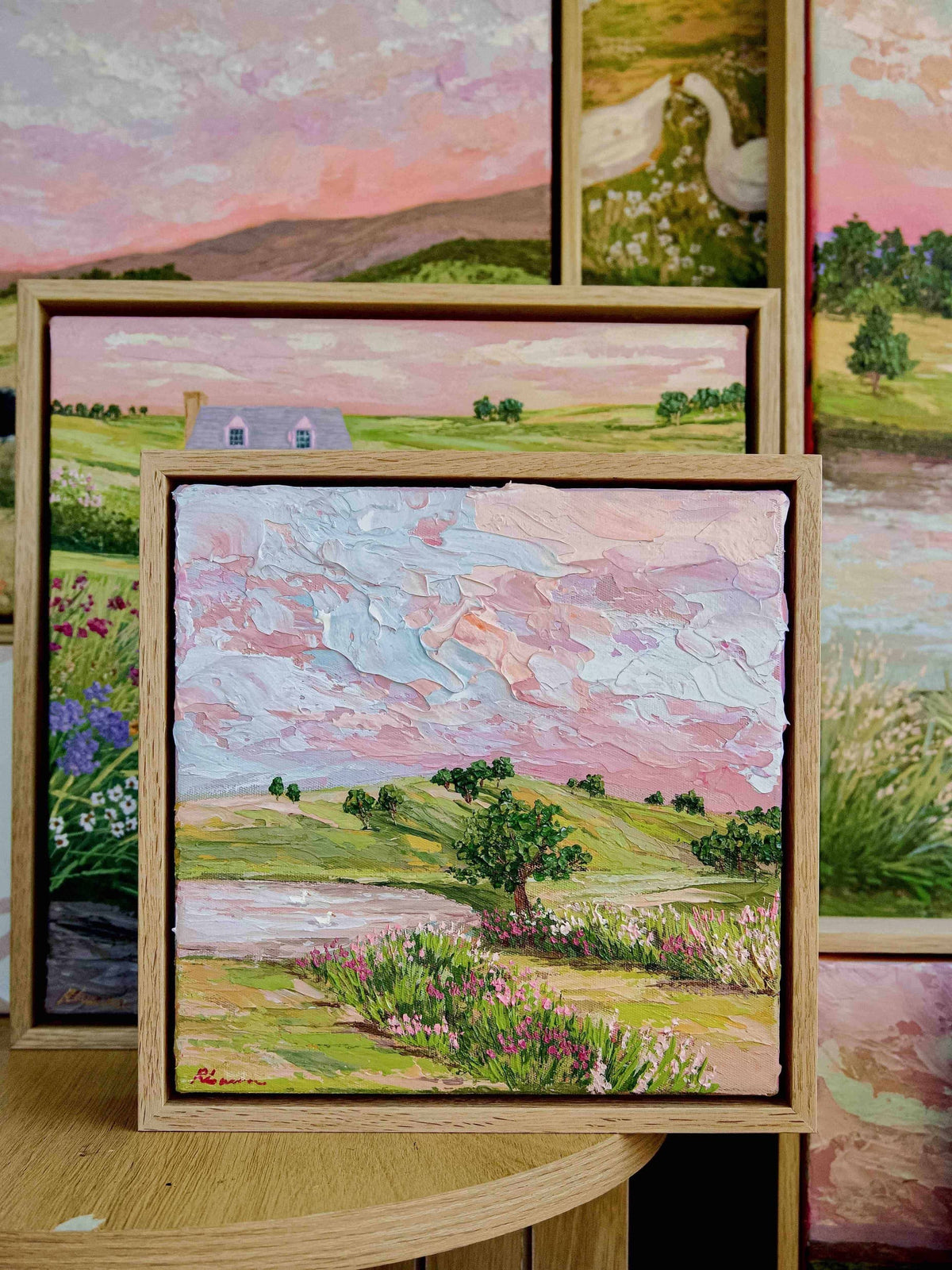 "The colour of peace"  Original Painting "PURCHASE VIA GIFTSATTEACUP"
