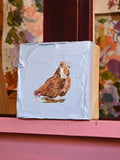 "Tiny Chook 01" Mini Original Painting