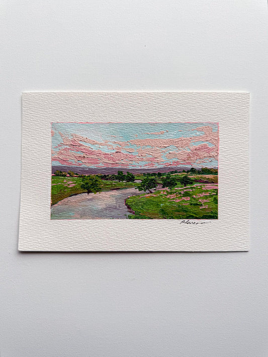 "A place to unwind III" Art on paper