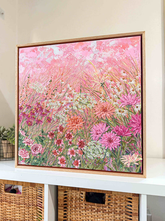 "A touch of pink" Original Painting