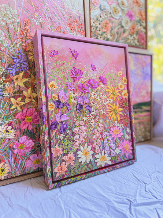 "Blooming Whispers" Original Painting