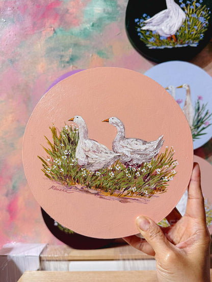 "Softly, We Rise" Mini Original Painting