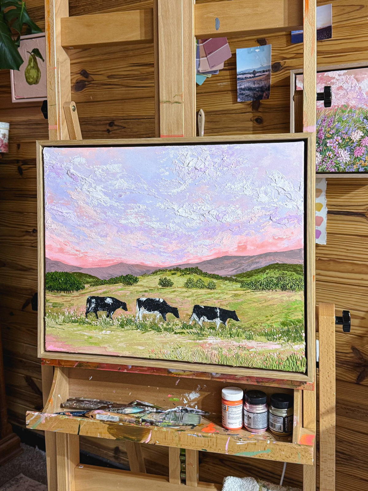 "The Cream of Country"  Original Painting "PURCHASE VIA GIFTSATTEACUP"