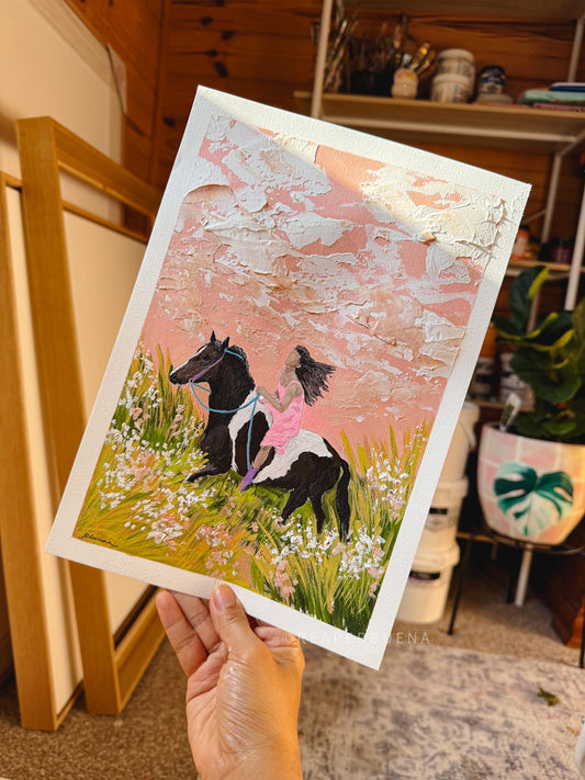 "Let's go for an adventure" Art on Paper