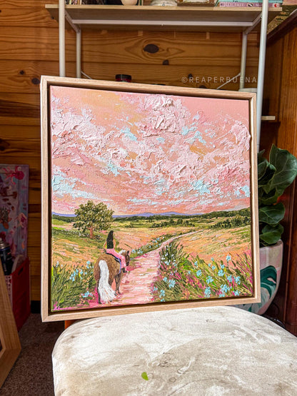 "Into the wild heart" Original Painting