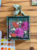 "Lovers Bloom #01 Mini" Original Painting