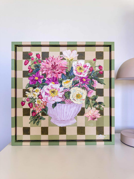 "Checkered Harmony" Original Painting