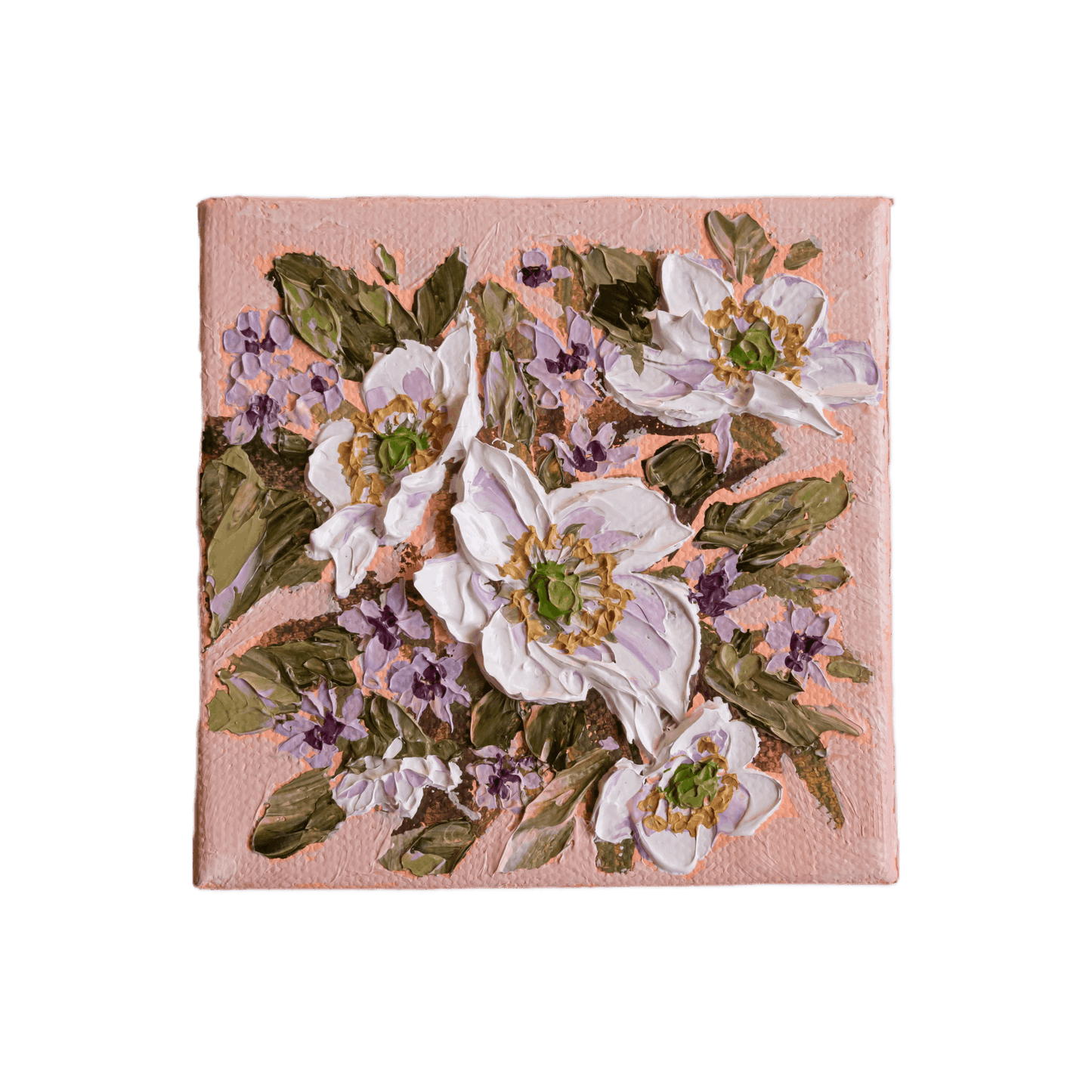 "Tiny Florals 04" Mini Original Painting