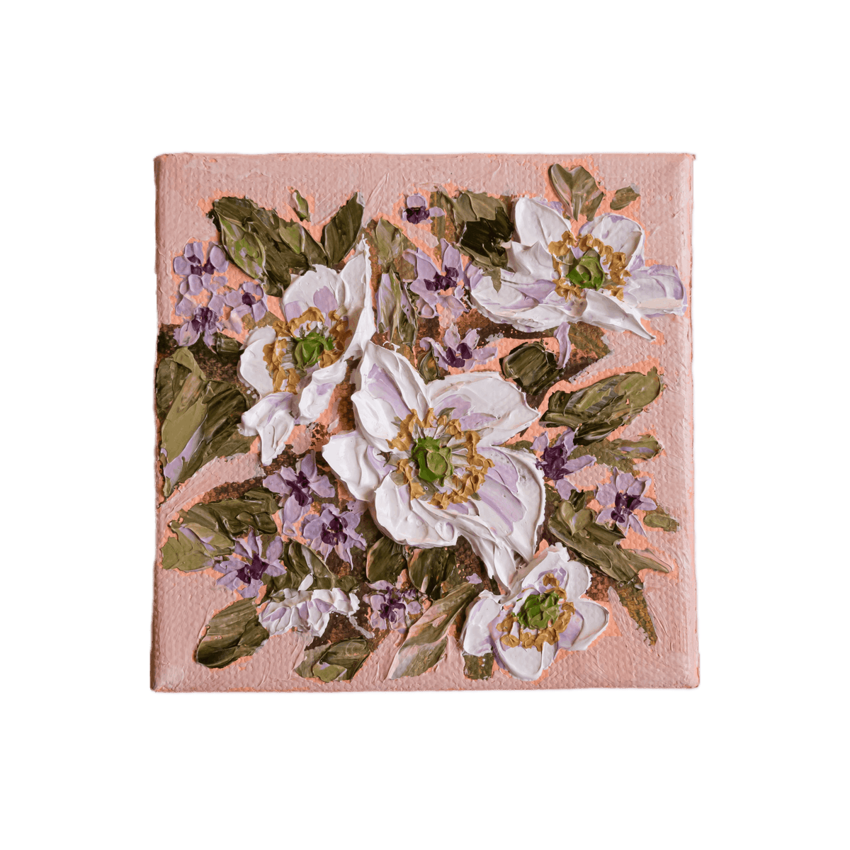 "Tiny Florals 04" Mini Original Painting