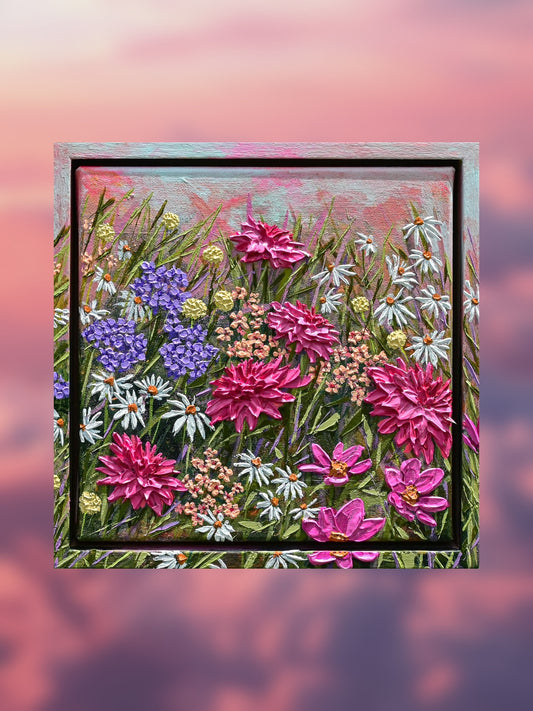 "Lovers Bloom #02 Mini" Original Painting