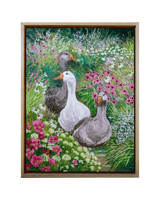 "The Happiest place"  Original Painting "PURCHASE VIA GIFTSATTEACUP"
