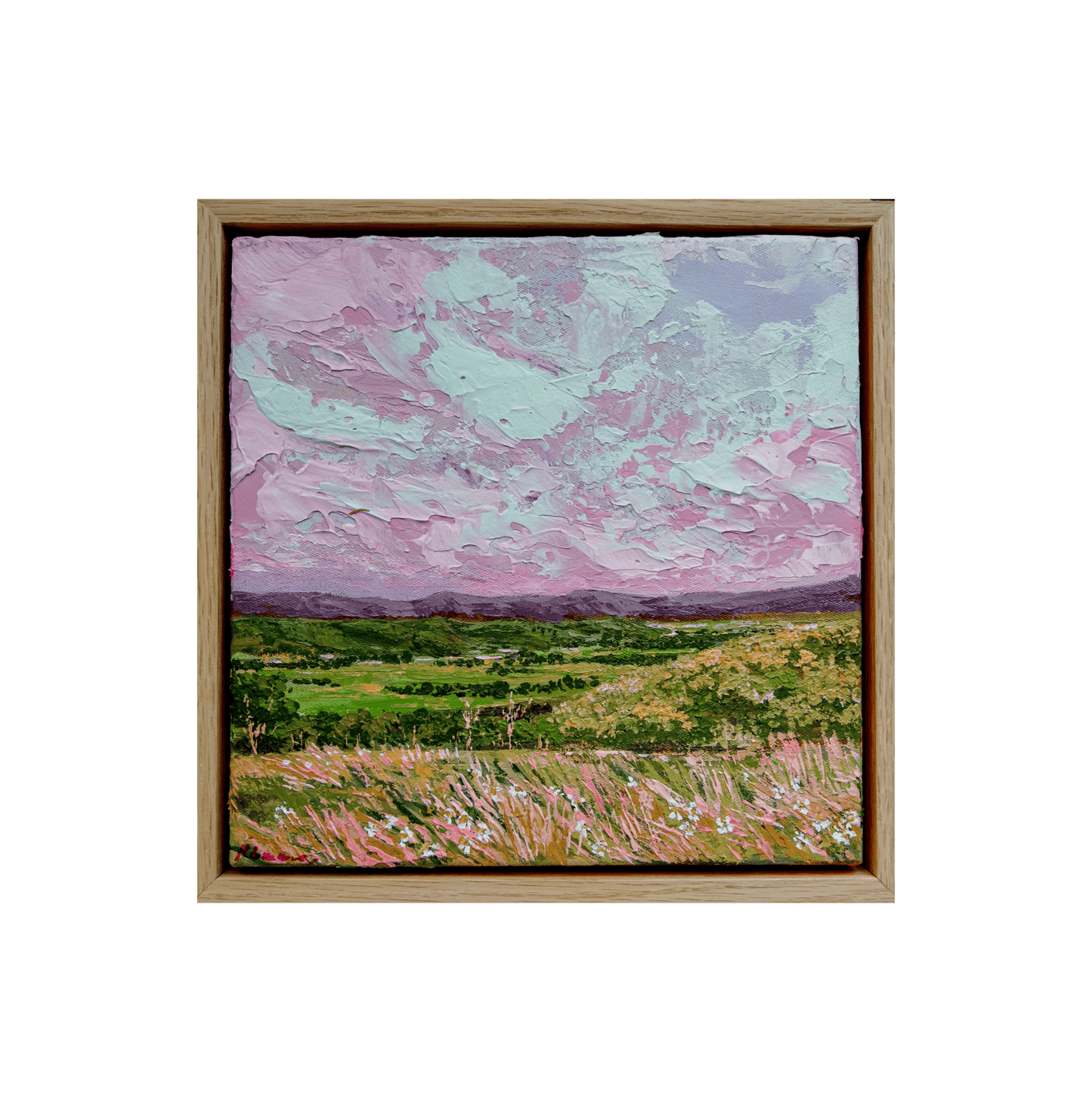 "View up the hill"  Original Painting "PURCHASE VIA GIFTSATTEACUP"