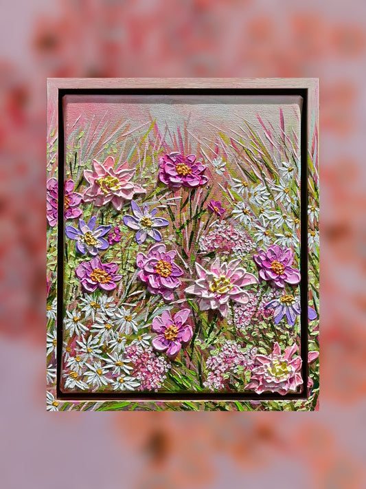 "Lovers Bloom #04 Mini" Original Painting