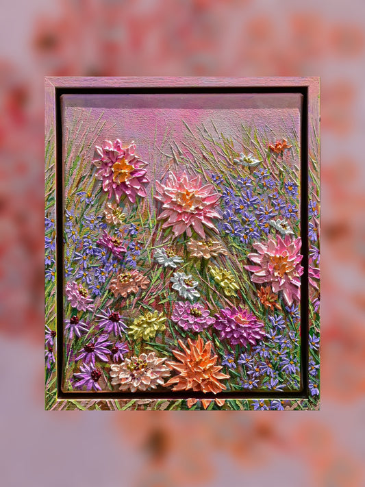 "Lovers Bloom #03 Mini" Original Painting