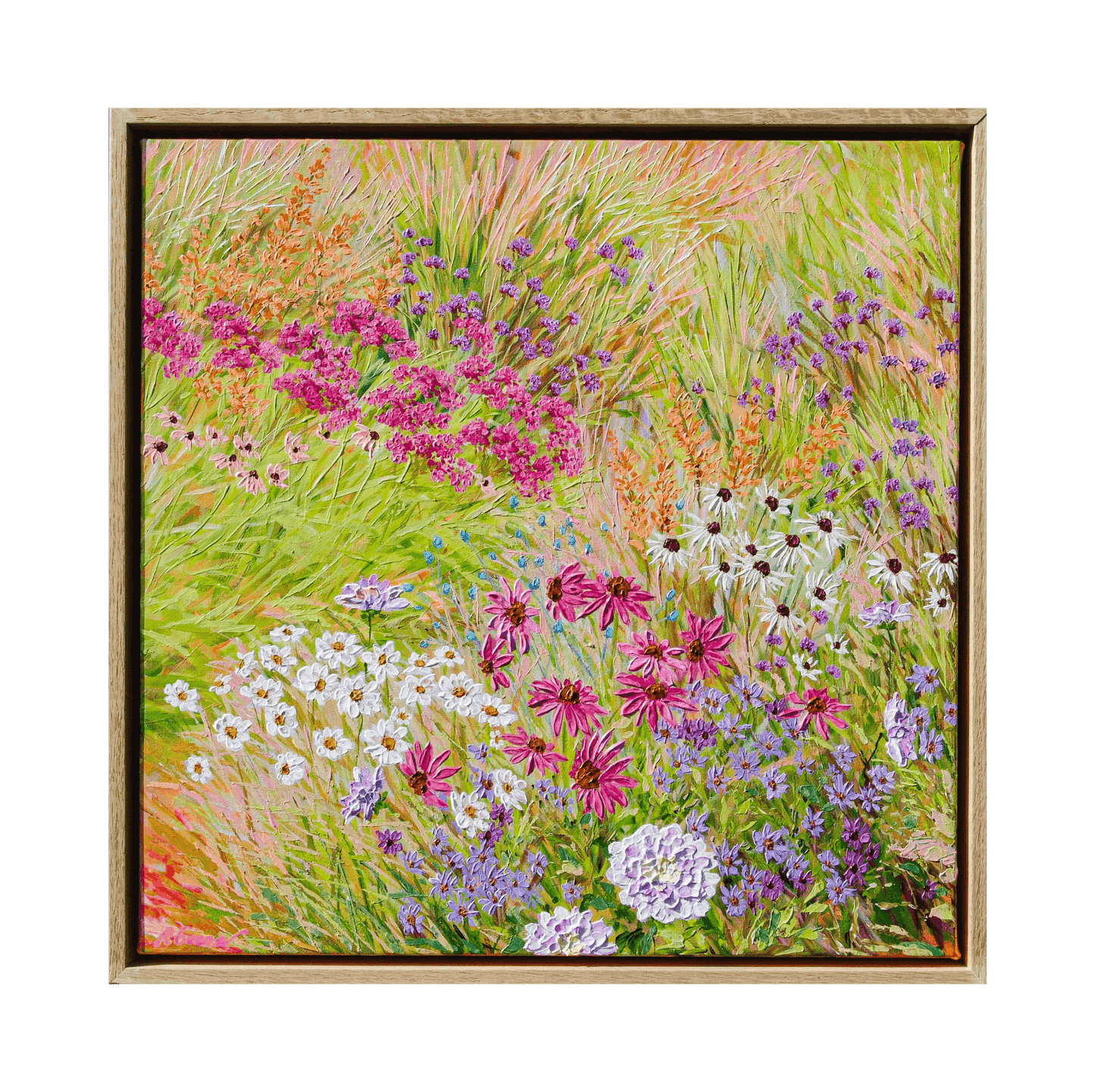 "While they bloom"  Original Painting "PURCHASE VIA GIFTSATTEACUP"