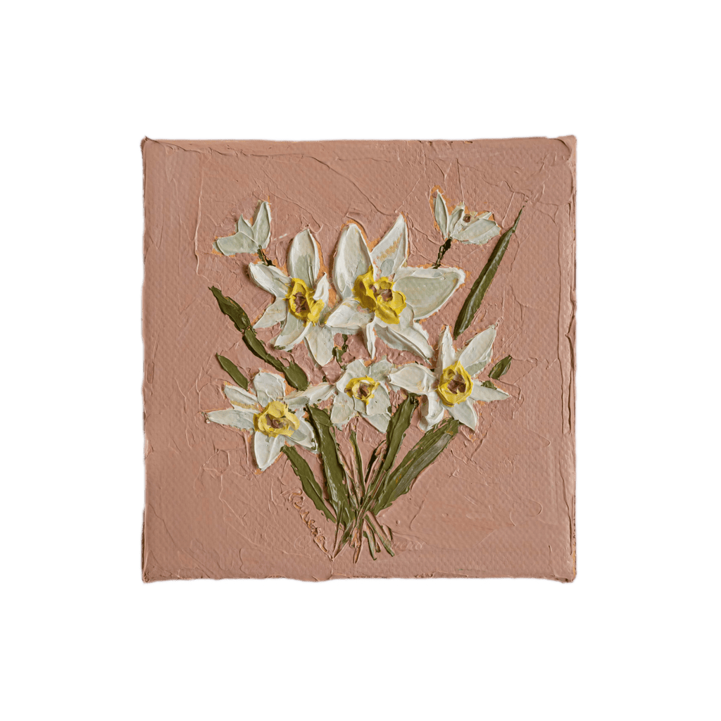 "Tiny Florals 03" Mini Original Painting