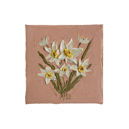 "Tiny Florals 03" Mini Original Painting