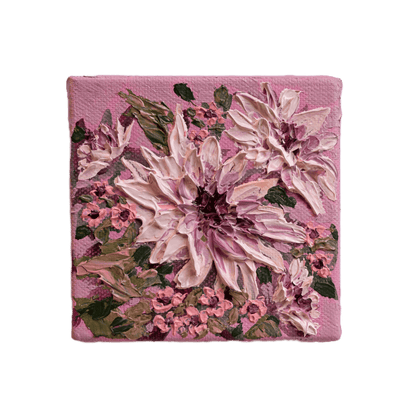 "Tiny Florals 05" Mini Original Painting