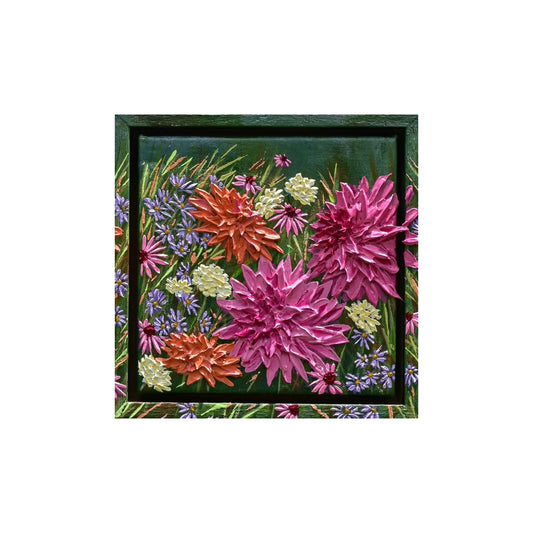 "Lovers Bloom #01 Mini" Original Painting