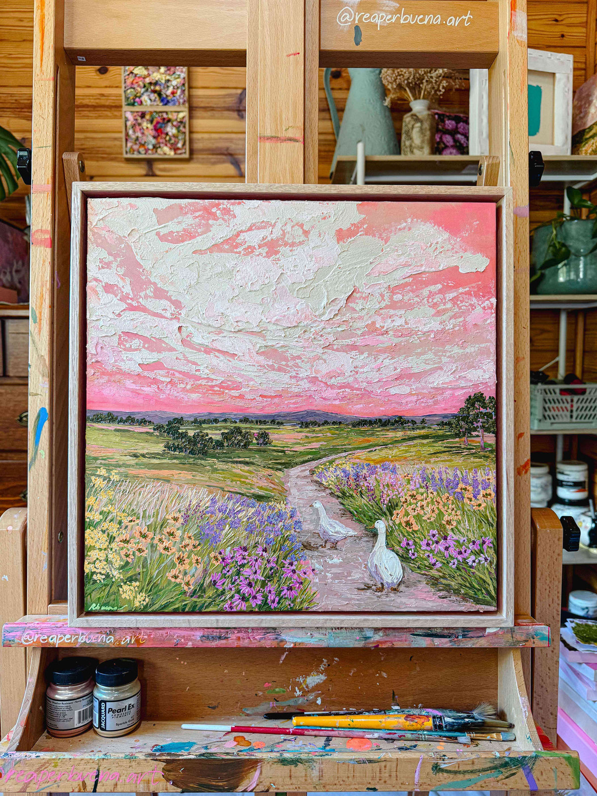 "The Path we take"  Original Painting "PURCHASE VIA GIFTSATTEACUP"