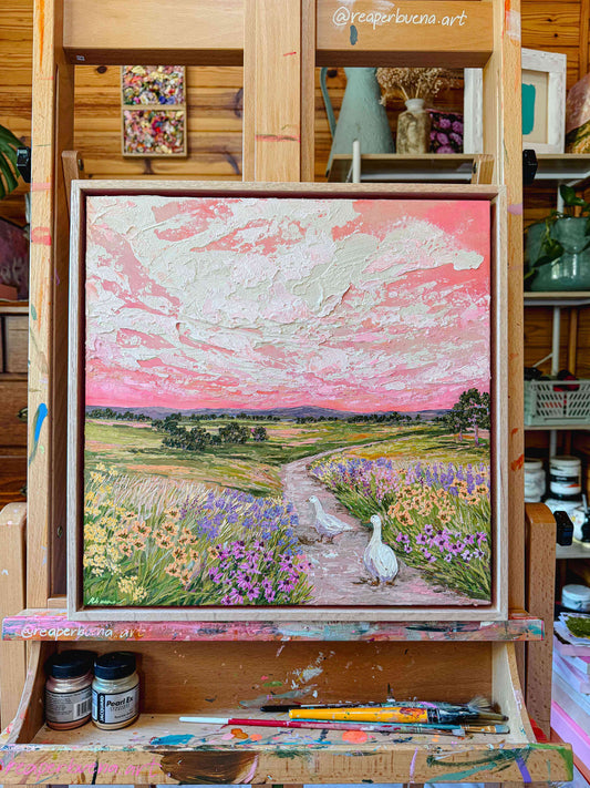 "The Path we take"  Original Painting "PURCHASE VIA GIFTSATTEACUP"